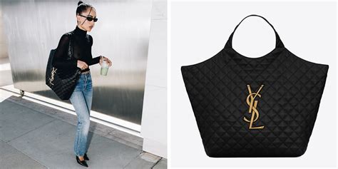 ysl large tote quilted|ysl denim tote.